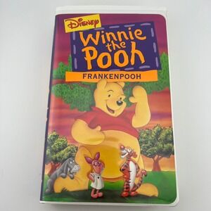 Vintage Disney Winnie the Pooh Frankenpooh VHS 1995 Halloween Clamshell